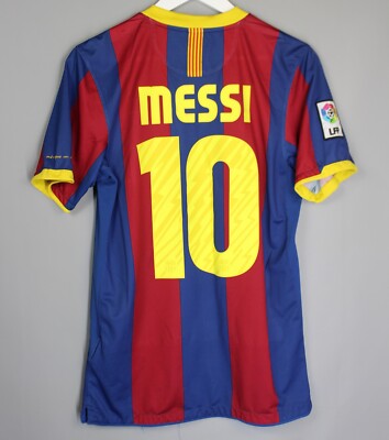 FC BARCELONA SPAIN 2010 2011 HOME FOOTBALL SHIRT JERSEY #10 MESSI