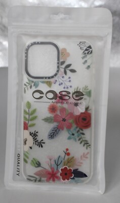 Cell Phone Case Apple iPhone 12 Pro Max Protection Floral My Device My Life