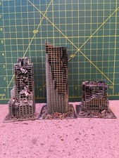  Eyepop Designs 3  Buildings 1/450 Scale works with NECA Sh Monsterarts 