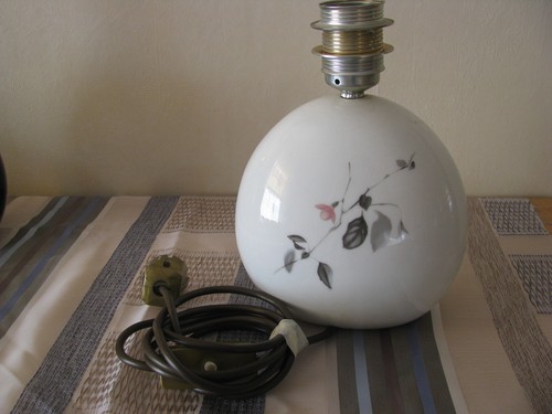 rRosenthal Lampenfuß Motiv Laub