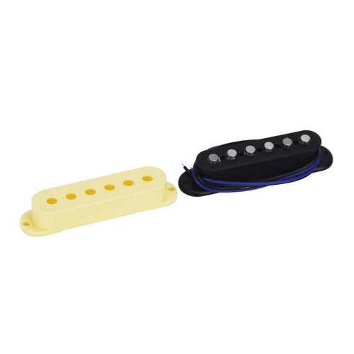 FLEOR Set Vintage Alnico 5 Single Coil Guitar Pickups NBM Pickups Flat Top Pole - Picture 13 of 22