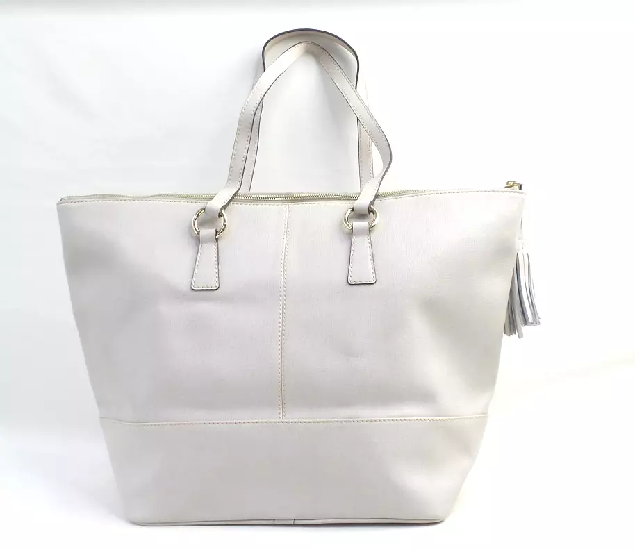 Dooney & Bourke Saffiano Small Tote Handbags Off-White : One Size