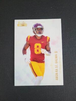 2021 Wild Card Matte White Retail #MBC58 Amon-Ra St. Brown A22