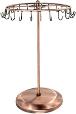 Rotating Necklace Holder Bracelet Stand Jewelry Organizer Jewelry Tree