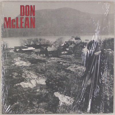 DON McLEAN: Self Titled  72 UA Shrink Folk Rock Vinyl LP VG++