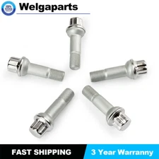 5X Lug Bolts Nuts 0009905407 For Mercedes Benz ML550 S500 GLK350 S550 CL500