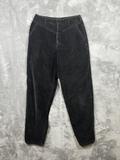 Vintage Cherokee Corduroy Pants Size 10 Gray Faded 70s 90s Tapered Leg