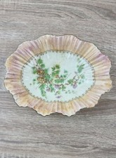 James Kent Pottery Small Decorative Bowl Scalloped Rimmed c.1945 Vintage.