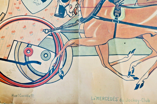 SEM au bois ou Le retour des courses, JOCKEY-CLUB, Mercedes, élégants, mondains - Picture 7 of 17