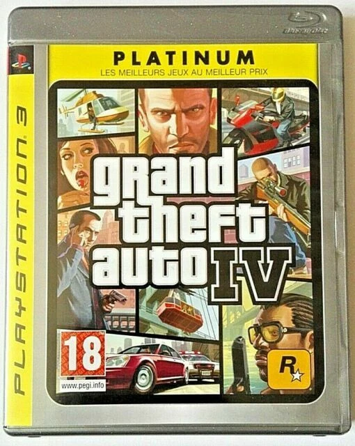Grand Theft Auto IV - Platinum (Sony PlayStation 3, 2008)