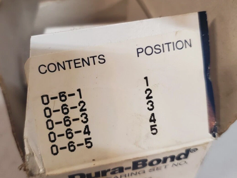 Juego de rodamientos de leva Dura-Bond 0-6 | CB-302 Foto 4 de 4