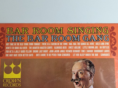 Brand New 1966 Bar Room Gang and Singing Crown Records Vinyl LP Record Ballad - Foto 3 di 6