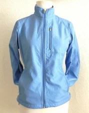 Nike Sphere Pro Jacket Blue High Neck Fullzip Pockets Long Sleeve Slim Cut SizeS