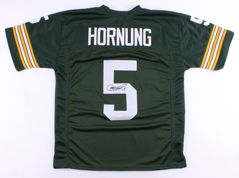 Paul Hornung Signed Packers Jersey (JSA COA) 1986 Hall of Fame Inductee 