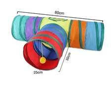 Collapsible Cat Playing Tunnel Pets Toys Connectable Cat Tunnel Cat Tube Toys Fo