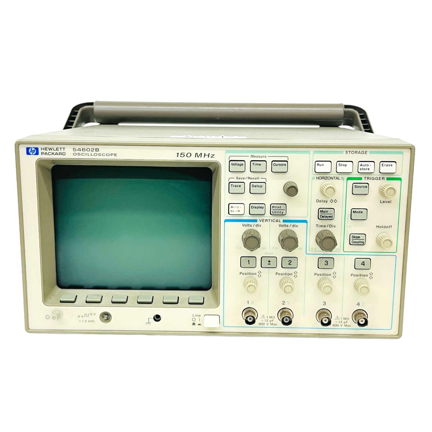 Hewlett Packard Agilent HP 54602B Oscilloscope 150 MHz 4Ch w GPIB