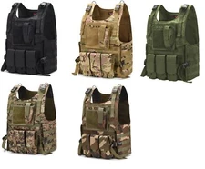 Tactical Scorpion Gear: Body Armor Plates Bearcat MOLLE Vest Carrier