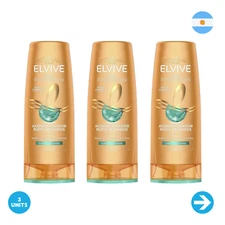 Elvive L´oréal Paris - AcondicionadorOleoExtraordinario Rizos200 Ml x 3 Unidades