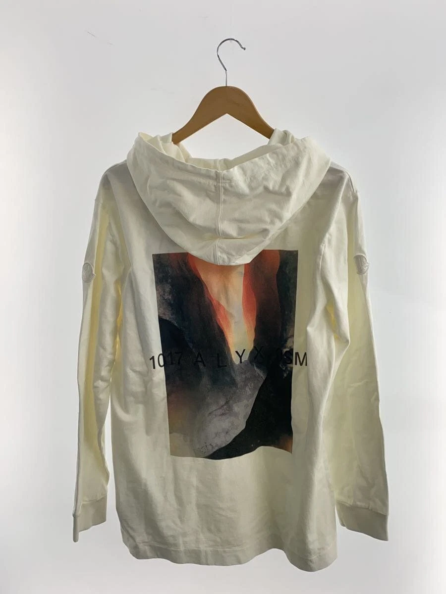 Felpa con cappuccio MONCLER L cotone bianco E209Y8001050 usata