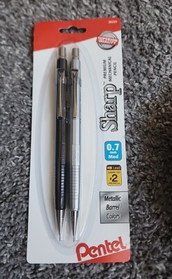 Pentel Sharp Premium Mechanical Pencil, 0.7mm Metallic Barrel Colors