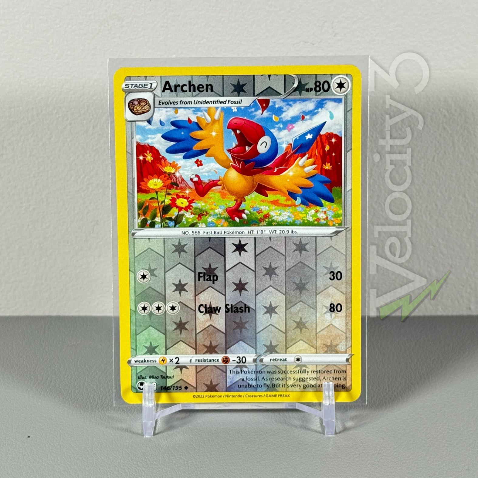 Pokemon TCG Card: ARCHEN 146/195 Reverse Holo | Uncommon | Silver Tempest | Mint