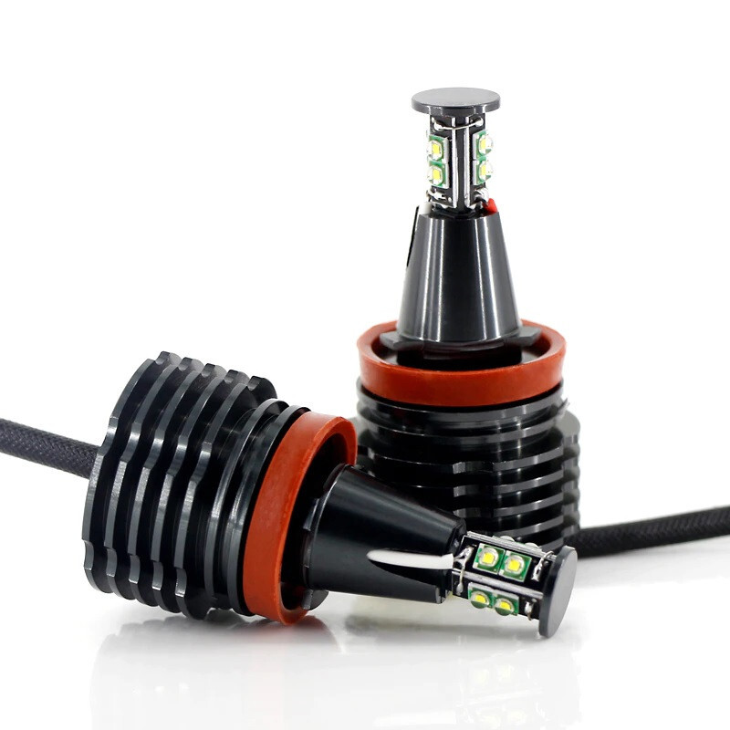 Ampoules LED Angel Eyes H8 120W pour remplacer les feux jaunes de votre BMW