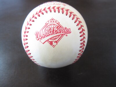 1992 World Series Baseball Toronto Blue Jays vs Atlanta Braves