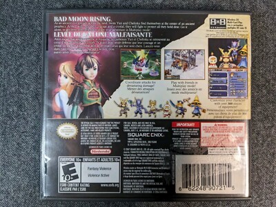Final Fantasy Crystal Chronicles: Ring of Fates (Nintendo DS, 2008