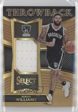2016 Panini Select Throwback Memorabilia Copper Prizm 44/49 Deron Williams 7y2