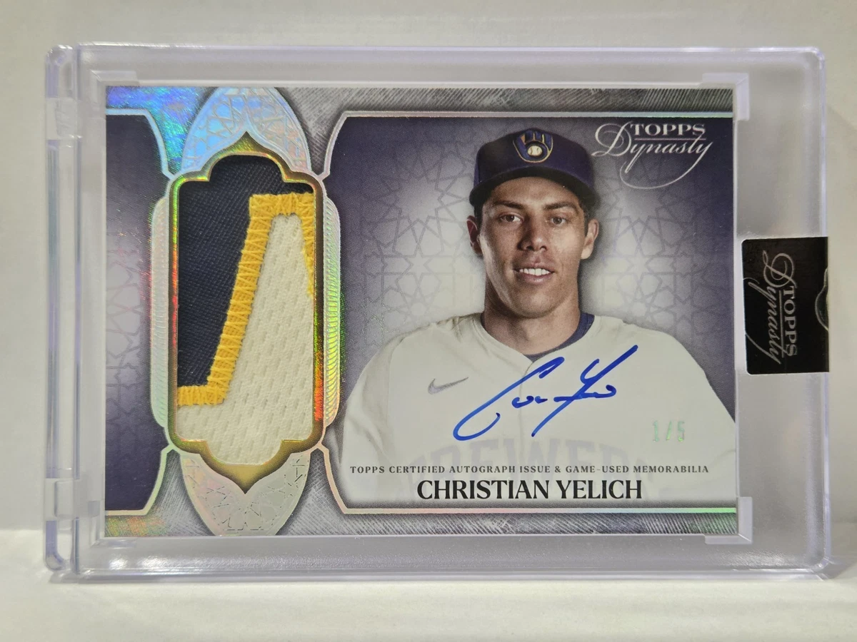 Christian Yelich Baseball Serial Numbered Sports Trading Cards 