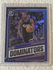 2024-25 Panini Donruss Optic Elite Dominators De'Aaron Fox Blue /49