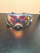 Marker Ski Goggles Snowboard Red Orange Mirror Lens Gray Frame New Unuse