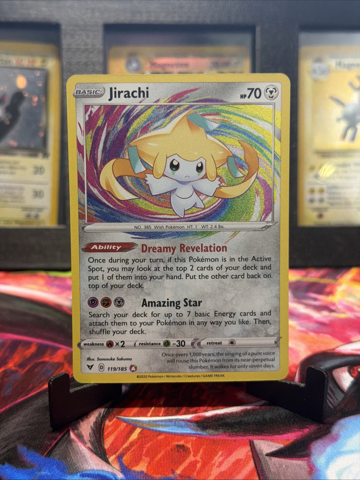 Jirachi Amazing Rare SWSH04: Vivid Voltage 119/185 NM