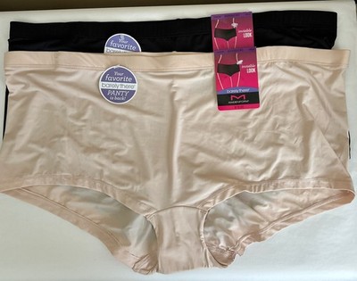 NEW! Maidenform Boyshort~Sz 2XL/ 9~Barely There Invisible Look~ 2 Pair (DMBTBS )