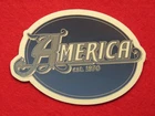 3" MUSIC STICKER - AMERICA: British-American Band Formed in 1970 "Ventura Hwy"
