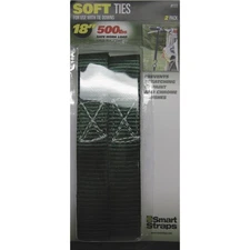 Smart Straps Soft Ties, 2-Pack, 18in.L, 500-Lb. Safe Work Load, Model# 111
