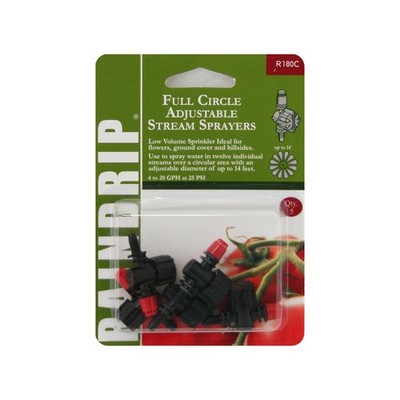 Raindrip R180CT Plastic 20 GPH Full-Circle Drip Irrigation Micro Spray 12 L in.