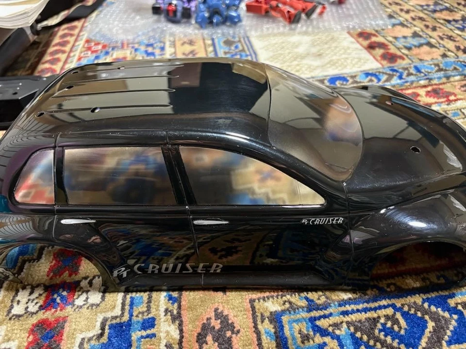 Pro-Line Pt Cruiser Pre-Painted Body 1/10 Rc Car Shell Metal Black Rc Body - Image 3 of 4