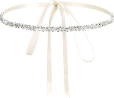 Rhinestone Belt Wedding Dress Belt for Women Crystal Bridal Wedding Dress Belts