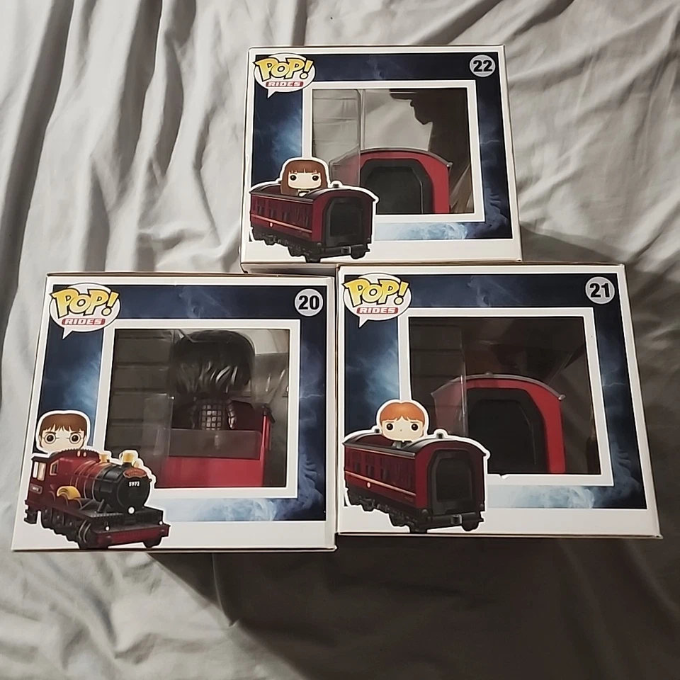 Funko Pop! JUEGO DE TREN Rides Harry Potter Película Hogwarts Express #20 #21 #22 Foto 3 de 4