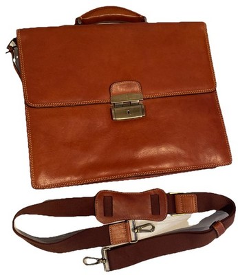 VTG~ Gianni Conti Leather Briefcase , Handbag Unisex