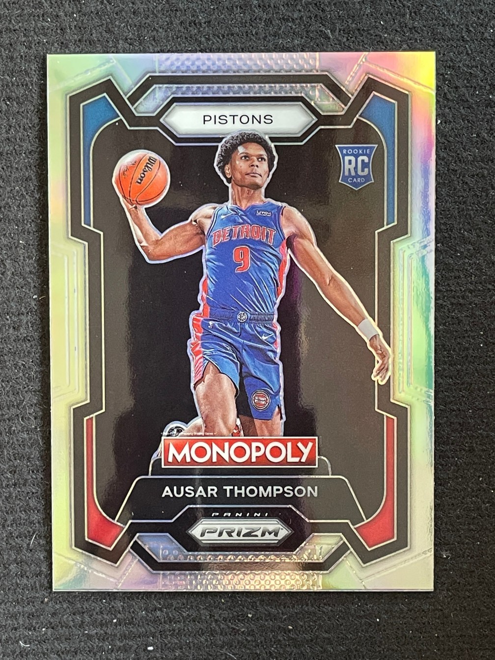Ausar Thompson 2023-24 Panini Prizm Monopoly Silver Prizm RC #27