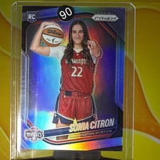 2025 Prizm WNBA Sonia Citron Rookie SP Variation Silver Prizm #148 Mystics RC