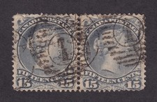 MATT S STAMPS CANADA SCOTT #30b QUEEN VICTORIA 15-CENT 1875 ISSUE USED CV$150