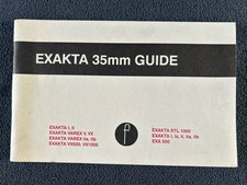 Exakta 35mm Camera Guide Focal Instructions Manual
