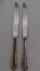 Lunt Sterling Silver Handle With Stainless Steel Blade Knife EUC Set Of 2