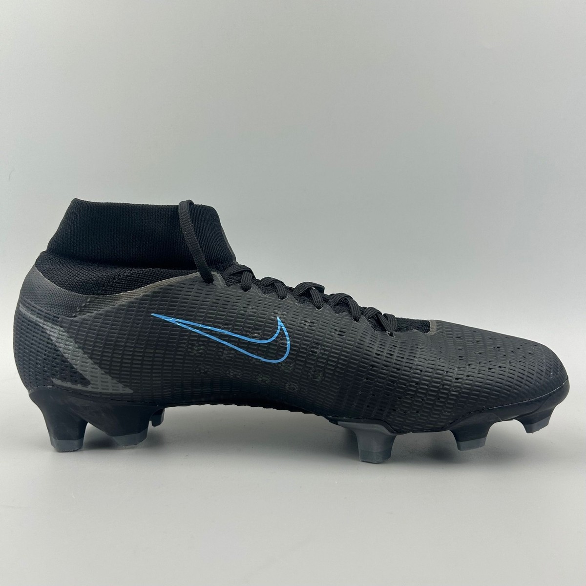 Nike Mercurial Superfly 8 Pro FG Men Size 11 Black Blue Soccer
