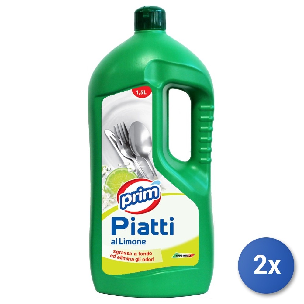 2X Prim Plates 1500 Ml. Lemon