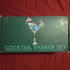 Modern Mixology 24 Piece Cocktail Shaker Set Silver