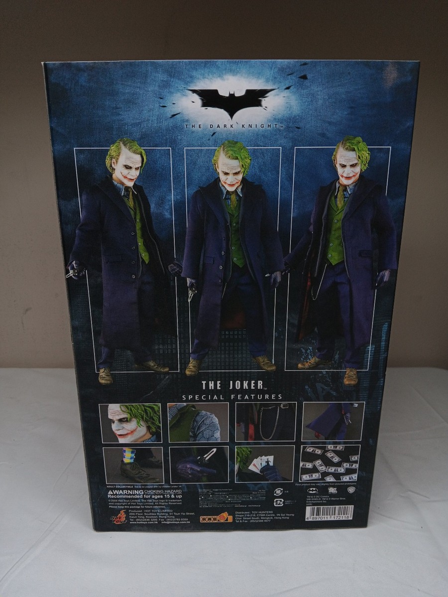 HotToys The Dark Knight JOKER 未開封 フィギュア Hot Toys The Dark Knight Movie Masterpiece Joker Action